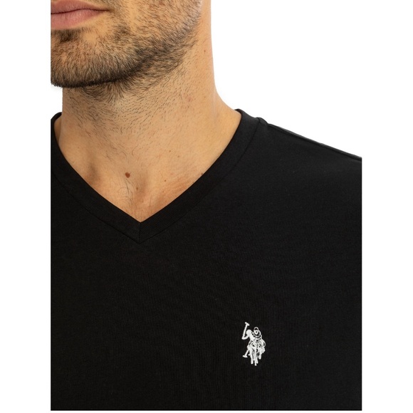 U.S. Polo Assn. Men's Short Sleeve V-Neck Tee - Picture 4 of 4